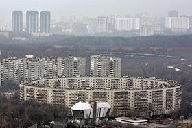 Виды города из дома на Мосфильмовской улице