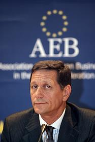 Брифинг Ассоциации европейского бизнеса в России с участием вице-премьера РФ А.Жукова в гостинице Swissotel 'Красные холмы'