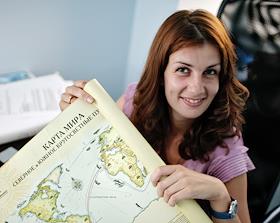 Генеральный директор туристической компании 'SunHunters' Наталья Дорошенк в офисе компании