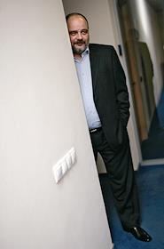 Олег Очинский, генеральный директор компании 'Нутритэк', в офисе компании