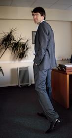 Сергей Лушкин, директор по маркетингу и продажам ГК «Квартал», в бизнес-центре 'Дружба'