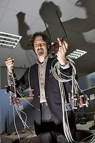 Генеральный директор компании 'Meshnetics' Василий Суворов  в офисе компании IBS