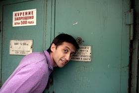 Михаил Уколов, директор Utinet.ru, в бизнес-центре на Шаболовской