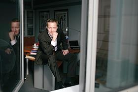 Дмитрий Ефимов, генеральный директор 'Нижфарм', в офисе 'Нижфарм'