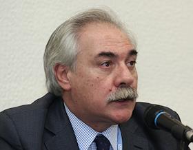 Директор института внешней торговли Италии Роберто Пело
во время пресс-конференции, посвященной выставке CPM
