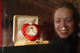 Открытие выставки  топ-лотов аукциона императорских  и королевских подарков, который пройдет в рамках русских торгов 'Сотбис' в Лондоне, в Государственном Историческом музее