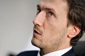 Александр Имшенецкий, генеральный директор инвестиционной компании 'Бенефит инжиниринг', в офисе компании