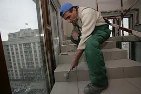 Строительные работы на площадке гостиницы 'Москва'. Генеральный подрядчик по строительству - ЗАО 'ШТРАБАГ' (STRABAG)