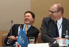 Пресс-конференция Комитета Автопроизводителей Ассоциации Европейского Бизнеса (АЕБ) Review 2008, посвященная итогам 2008 года и перспективам развития автомобильного рынка в России, прошла в Swisshotel 'Красные холмы'