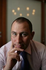 Президент ОАО 'МТС' Михаил Шамолин во время интервью