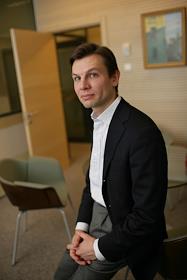 Генеральный директор компаниии 'Новые газовые технологии - менеджмент' ('НГТ - Менеджемент') Алексей Бельтюков во время интервью