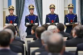 Вручение премий президента Российской Федерации в области науки и инноваций для молодых ученых за 2008 год в Кремле