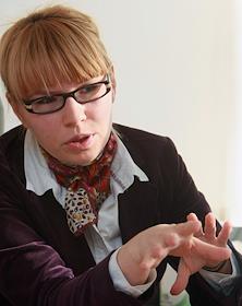 Елена Курицына, заместитель руководителя Федеральной службы по финансовым рынкам, в офисе ФСРФ, во время интервью.

