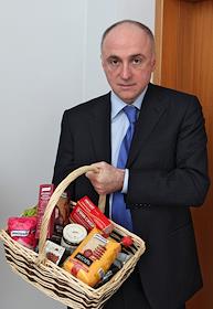 Директор компании 'Мистраль' Агрба Беслан Родионович во время интервью