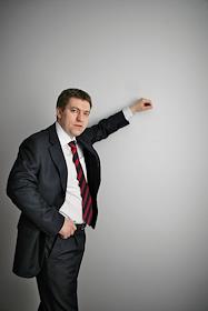 Генеральный директор компании 'Милфорд' Илья Блинов во время интервью