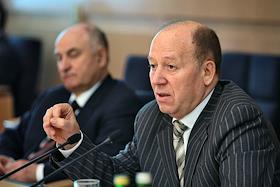 Пресс-конференция, посвященная итогам работы аэропортового комплекса Внуково в 2008 году и перспективам его развития, в здании Мэрии