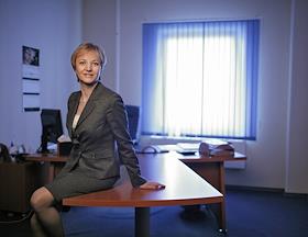 Генеральный директор 'CL Parfum' Елена Соколова во время интервью