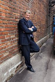 Председатель совета директоров холдинга 'Инмарко' Дмитрий Докин во время интервью