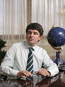 Президент компании 'Голдер электроникс' (входит в международный холдинг Vitek International) Андрей Деревянченко во время интервью