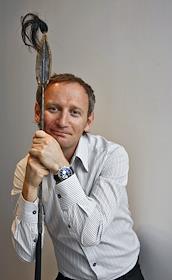 Генеральный директор компании 'Красный куб' Станислав Скачков во время интервью