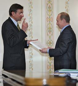 Встреча председателя правительства России Владимира Путина с топ-менеджерами компании «Ройял Датч Шелл»