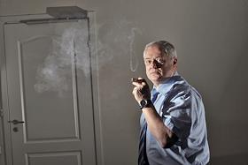 Конкурсный управляющий ЮКОСа, генеральный директор консалтинговой компании 'Бизнес-Лоция' Эдуард Ребгун во время интервью