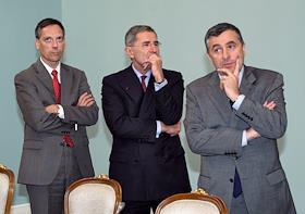 Встреча председателя правительства России Владимира Путина с руководством энергетического концерна GDF (Gaz de France) Suez.
