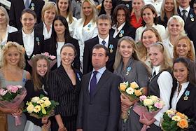 Елена Дементьева награждение в Кремле