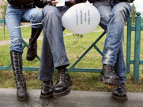 Митинг жителей района Люблино и ДПНИ против расширения рынка 'Москва'