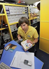 Склад и служба доставки интернет-магазина компании 'Евросеть'