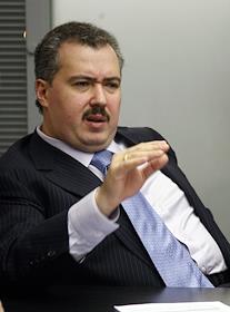 Генеральный директор ОАО 'Телекоминвест' Иван Стрешинский  в офисе компании