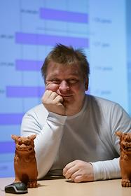 Президент группы компаний 'Rover Computers' Сергей Шуняев во время интервью