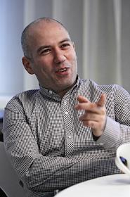 Генеральный директор компании 'Скартел' (Yota) Денис Свердлов, в бизнес-центре 'Бородино Плаза'