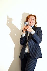 Руководитель подразделения General Electric Lightning в России Оксана Ермолова во время интервью
