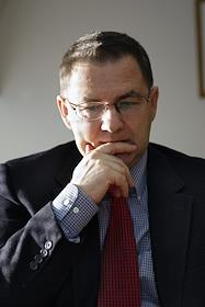 Главный экономист Всемирного банка по России Желько Богетич во время интервью в здании Московского представительства Всемирного банка.

