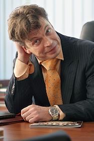 Генеральный директор компании 'Биогард' Ольга Названова во время интервью