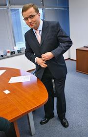 Зденек Турек, глава Citibank в России во время интервью