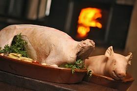 Блюдо в ресторане 'El Asador'.
