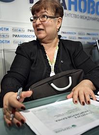 П/к заместителя председателя правления Сбербанка России Беллы Златкис на тему: 'Сбербанк России - годовое собрание акционеров, в РИА 'Новости'