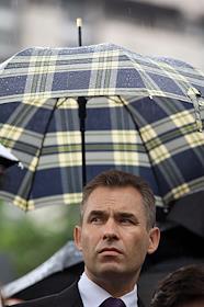 Открытие памятного знака, посвященного памяти жертв террористического акта в Беслане, произошедшего 1 сентября 2004 года, на площади перед Храмом Рождества Пресвятой Богородицы на Кулишках (на Аланском подворье)