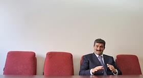 Генеральный директор ТД 'Русские Продукты торг'  Рыжков Дмитрий  во время интервью. 
