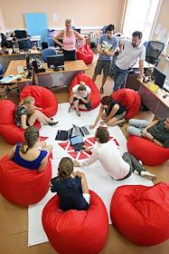 Генеральный директор компании 'Digital Access' Анна Знаменская. Работа офиса