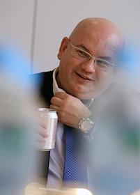 Управляющий партнер компании 'Ernst & Young' по России Александр Ивлев во время интервью