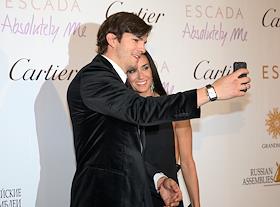 Благотворительный ужин в поддержку благотворительной организации The DNA Foundationс участием Деми Мур и Эштона Катчера в отеле 'Ritz-Карлтон'