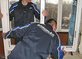 Установка энергосберегающих окон  компании 'Проплекс' в  квартире