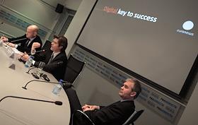 Пресс-конференция  руководства международного телевизионного канала Euronews в здании РИА 'Новости'