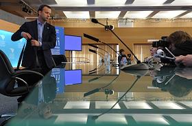 Пресс-конференция на тему 'Петербургский международный экономичекий форум-2011' в пресс-центре ВГТРК