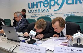 Пресс-конференция на тему 'II Международный форум 'Морская индустрия России' в агентстве 'Интерфакс'