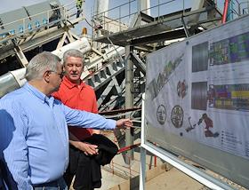 Объезд мэром Москвы Сергеем Собяниным прокладываемого участка метро от Селигерской улицы