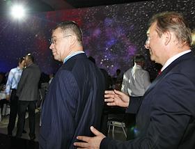 Церемония подведения итогов сезона 2010-2011 г.г. Континетальной хоккейной лиги в Форум холле